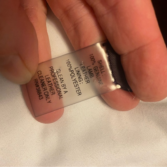 Tahari lamb leather jacket size XS - Picture 4 of 6